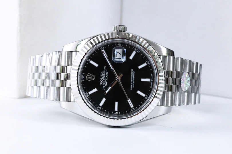 DATEJUST 36MM SILVER BLACK DIAL