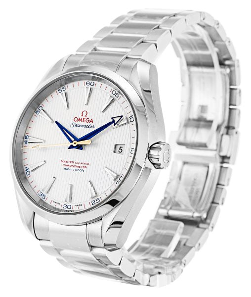 41.5 MM Steel Silver Baton Omega Aqua Terra 150m Gents 231.10.42.21.02.004