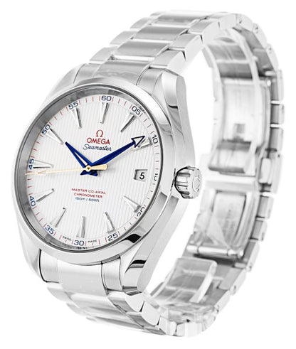 41.5 MM Steel Silver Baton Omega Aqua Terra 150m Gents 231.10.42.21.02.004