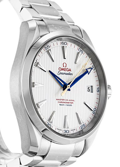 41.5 MM Steel Silver Baton Omega Aqua Terra 150m Gents 231.10.42.21.02.004