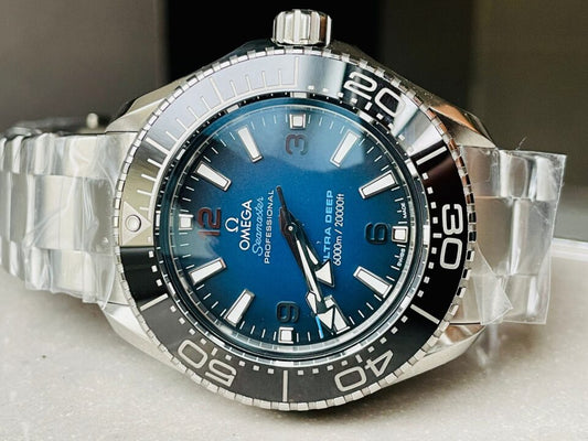 Seamaster 6000M Ultra Deep SS SBF VF 1:1 Best Edition Deep Blue Dial on SS Bracelet A8912 SCG