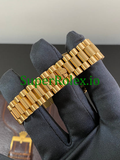 Rolex Dial Day-Date 36MM Yellow Gold Diamond Ref.18238
