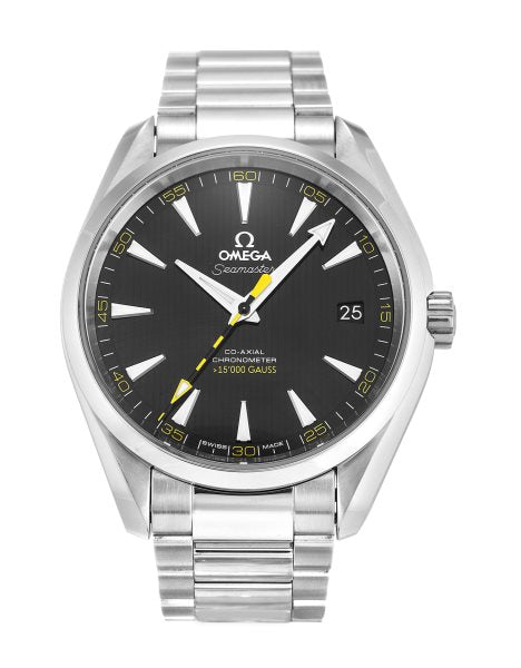 41 MM Steel Black Baton Omega Aqua Terra 150m Gents 231.10.42.21.01.002