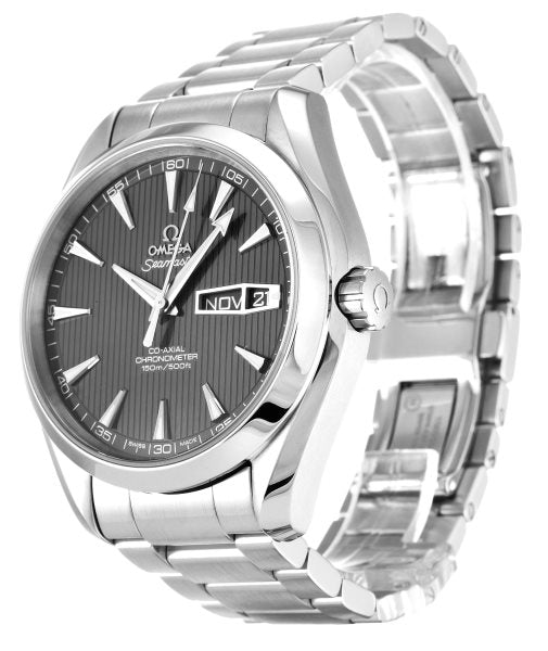 43 MM Steel Grey Baton Omega Aqua Terra 150m Gents 231.10.43.22.06.001
