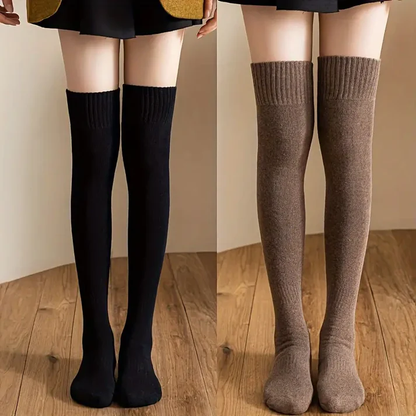 🔥Last Day 49% OFF - 🧦The Perfect Blend of Warmth and Style Thickened Over-The-Knee Socks