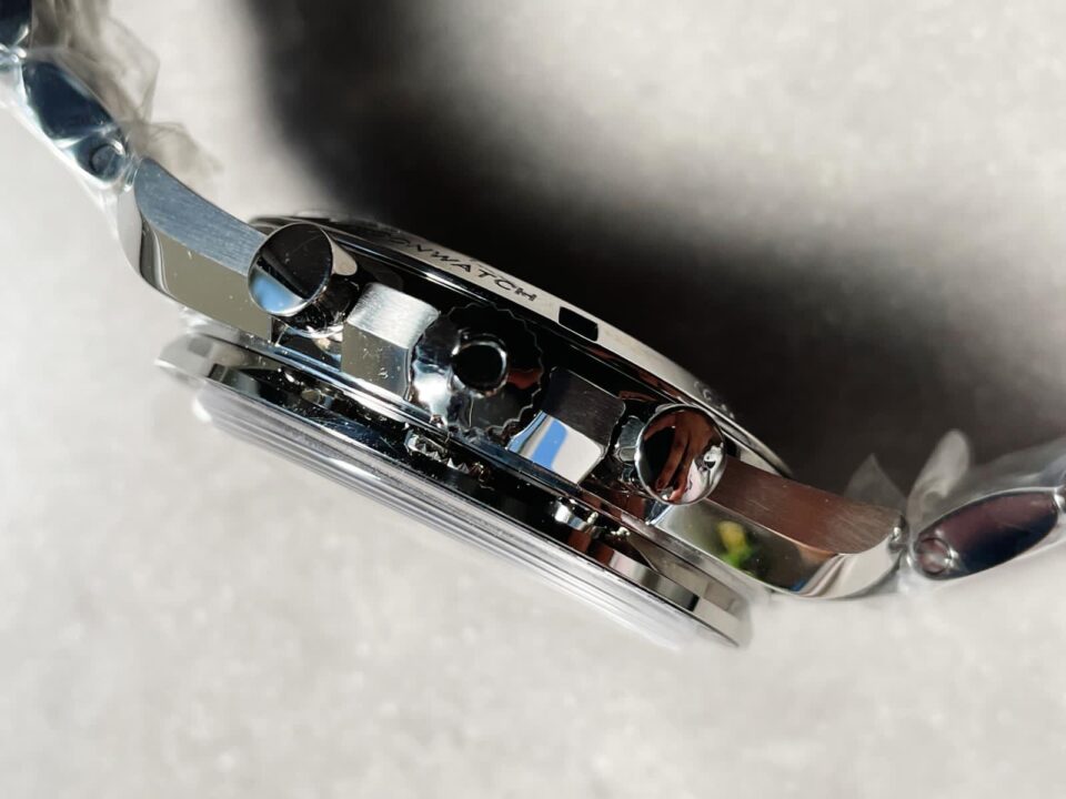 Speedmaster MoonWatch SS Sapphire Crystal Black Dial on SS Bracelet Manual Winding Chrono Movement