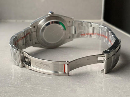EW FACTORY 1:1 Rolex OYSTER PERPETUAL CORAL RED DIAL 41MM Asian A3230