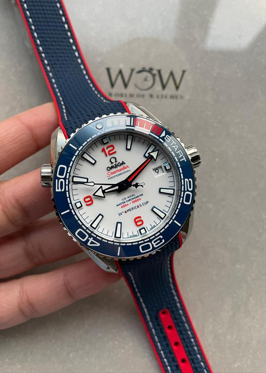 Seamaster Planet Ocean 600M 36TH America’s Cup Auckland 2021 43.5mm VSF SS White Dial Swiss 8900