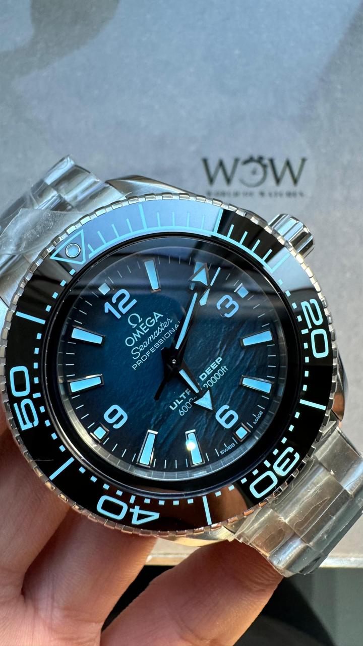 Seamaster ULTRA DEEP 6000M SS VSF 1:1 Best Edition Summer Blue Dial on SS Bracelet A8912