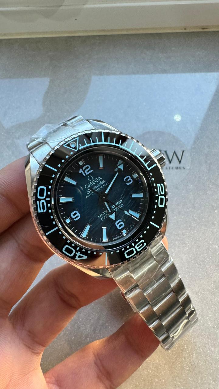 Seamaster ULTRA DEEP 6000M SS VSF 1:1 Best Edition Summer Blue Dial on SS Bracelet A8912