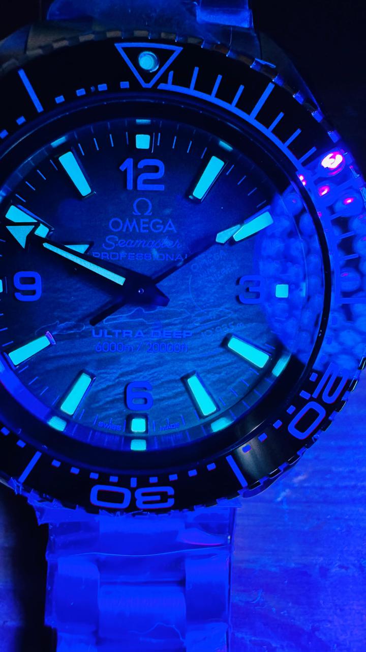 Seamaster ULTRA DEEP 6000M SS VSF 1:1 Best Edition Summer Blue Dial on SS Bracelet A8912