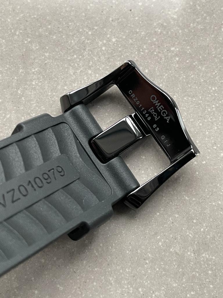 VSF Seamaster Diver Ghost 300m CER Black Dial Black Dots on Rubber Strap Asia 8806