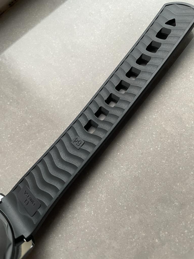 VSF Seamaster Diver Ghost 300m CER Black Dial Black Dots on Rubber Strap Asia 8806