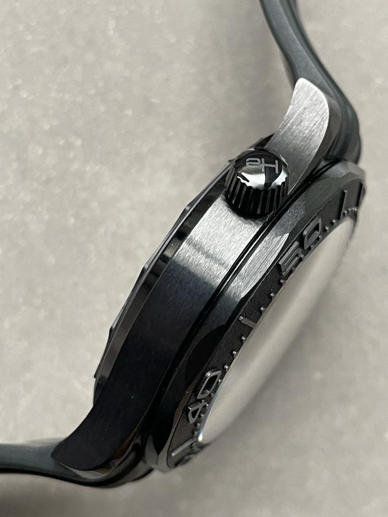 VSF Seamaster Diver Ghost 300m CER Black Dial Black Dots on Rubber Strap Asia 8806