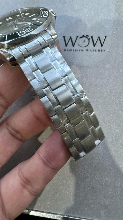 VSF Seamaster Diver 300M 1:1 Best Edition Green Ceramic Green Dial on SS Bracelet A8800