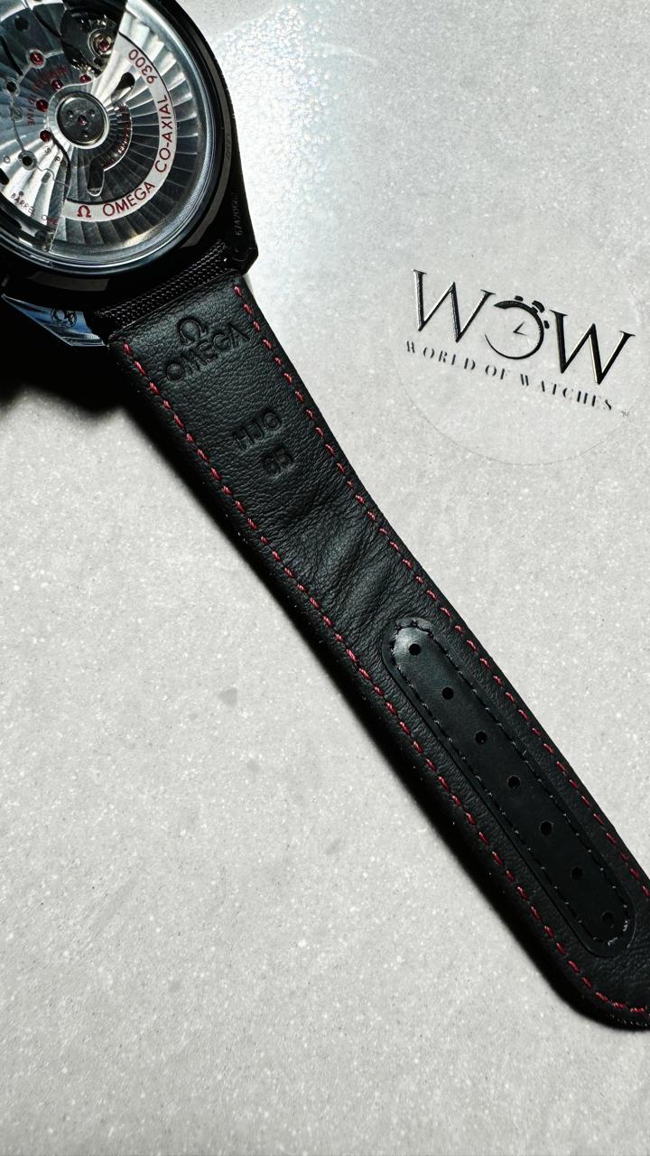 Speedmaster “Dark Side of The Moon” Real Ceramic OMF 1:1 Best Edition Black Black on Nylon Strap A9300 V2