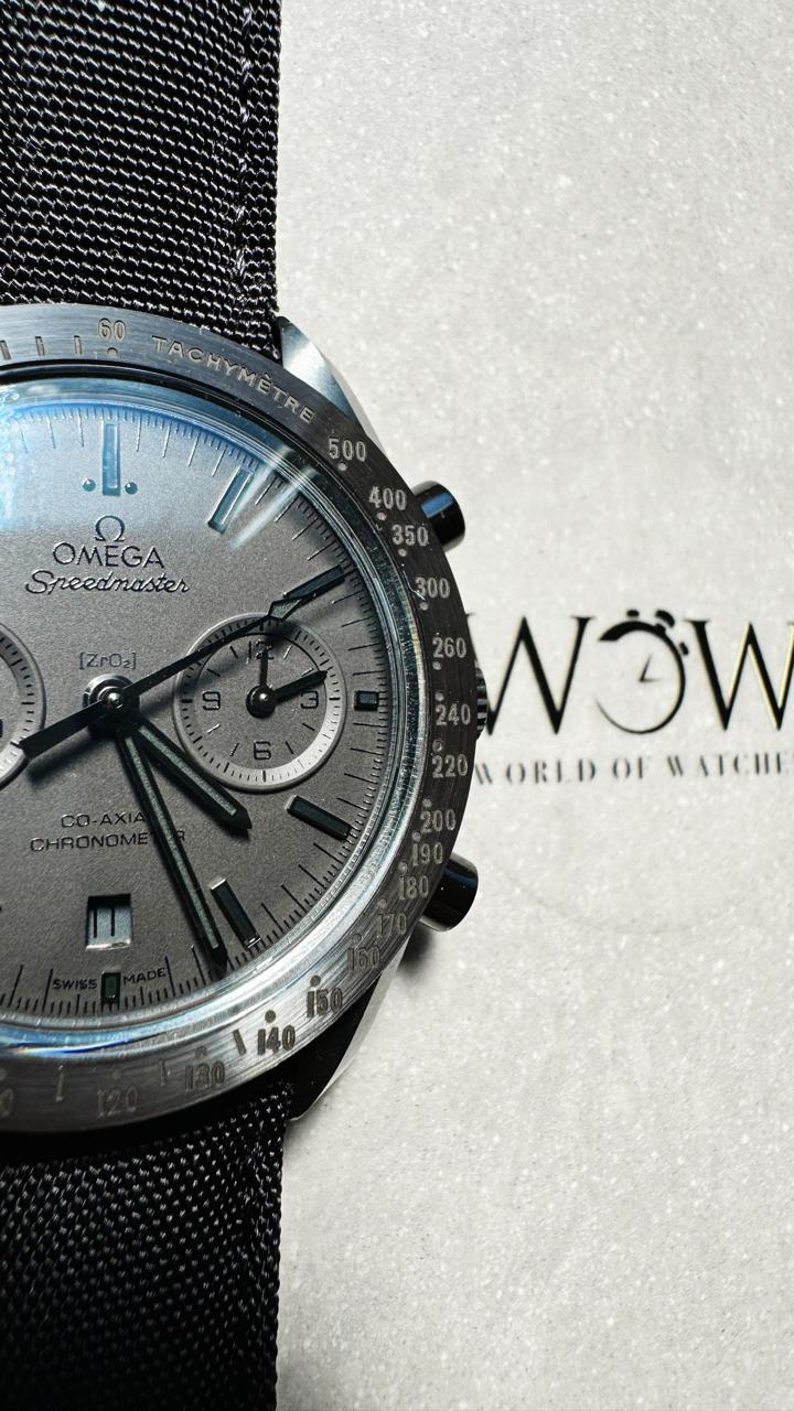 Speedmaster “Dark Side of The Moon” Real Ceramic OMF 1:1 Best Edition Black Black on Nylon Strap A9300 V2