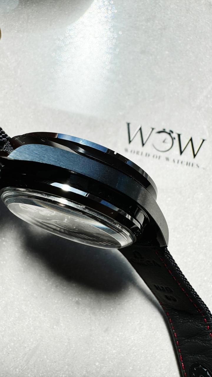Speedmaster “Dark Side of The Moon” Real Ceramic OMF 1:1 Best Edition Black Black on Nylon Strap A9300 V2