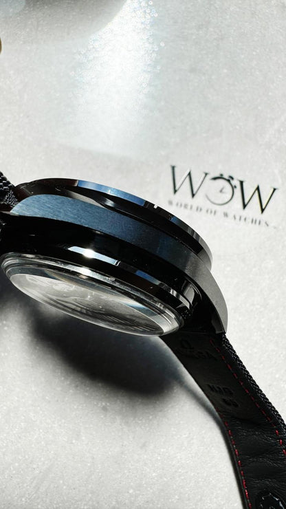 Speedmaster “Dark Side of The Moon” Real Ceramic OMF 1:1 Best Edition Black Black on Nylon Strap A9300 V2