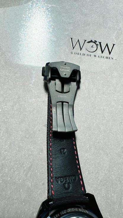 Speedmaster “Dark Side of The Moon” Real Ceramic OMF 1:1 Best Edition Black Black on Nylon Strap A9300 V2