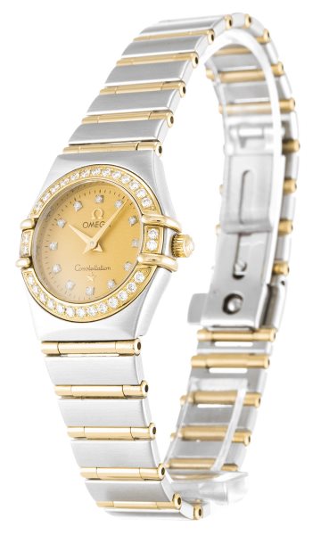 22.5MM Steel & Yellow Gold set with Diamonds Omega Constellation Mini 1267.15.00