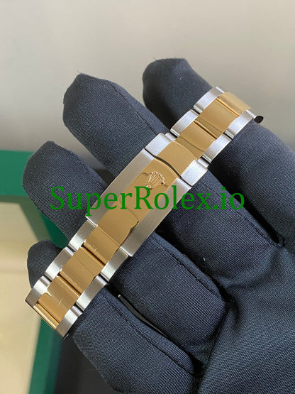 Rolex Datejust 36 Yellow Gold Mother of Pearl Diamond Dial Ref.126233