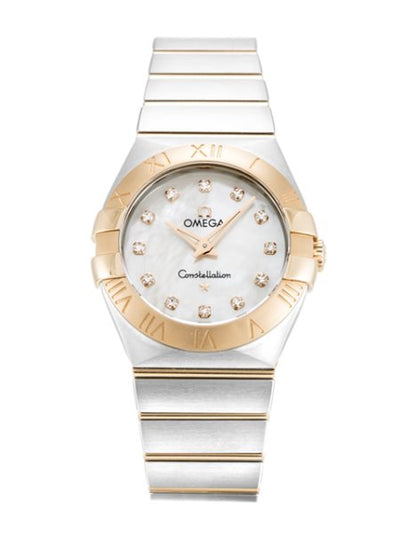 27MM Steel & Rose Gold Omega Constellation 123.20.27.60.55.001