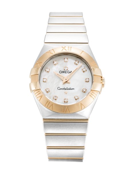 27MM Steel & Rose Gold Omega Constellation 123.20.27.60.55.001