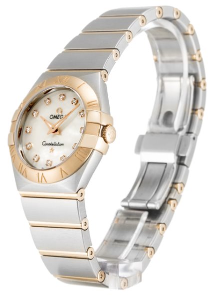 27MM Steel & Rose Gold Omega Constellation 123.20.27.60.55.001