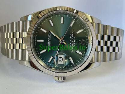 Rolex Datejust 36 Steel Mint Green Dial Ref.126234