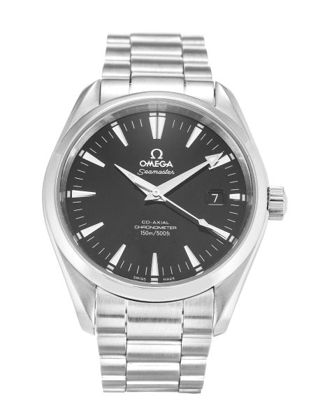 39.2 MM Steel Black Baton Omega Aqua Terra 150m Gents 2503.50.00