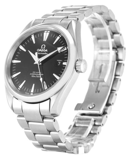 39.2 MM Steel Black Baton Omega Aqua Terra 150m Gents 2503.50.00