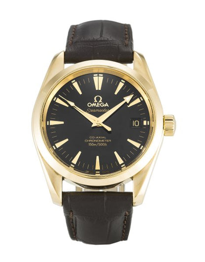 35 MM Yellow Gold Omega Aqua Terra 150m Mid-Size 2604.50.37