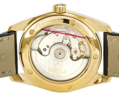 35 MM Yellow Gold Omega Aqua Terra 150m Mid-Size 2604.50.37