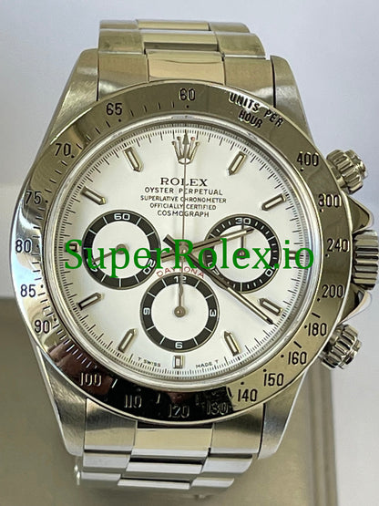 Rolex Cosmograph Daytona 40MM Zenith White Ref.16520